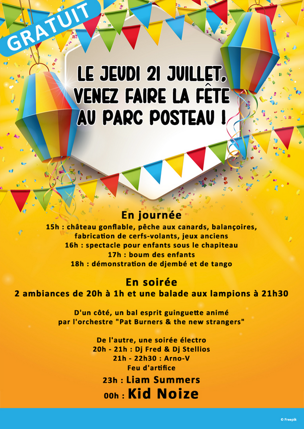 affiche 21 juillet