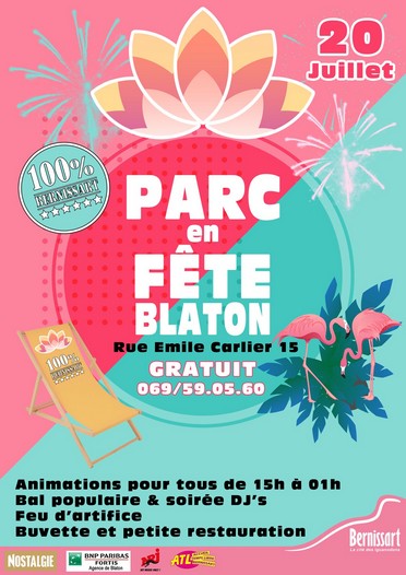 affiche parc