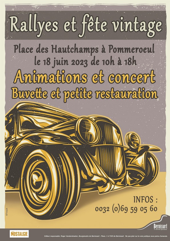 affiche rallye