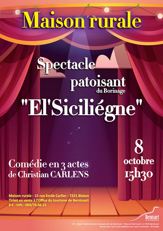 affiche spectacle patoisant