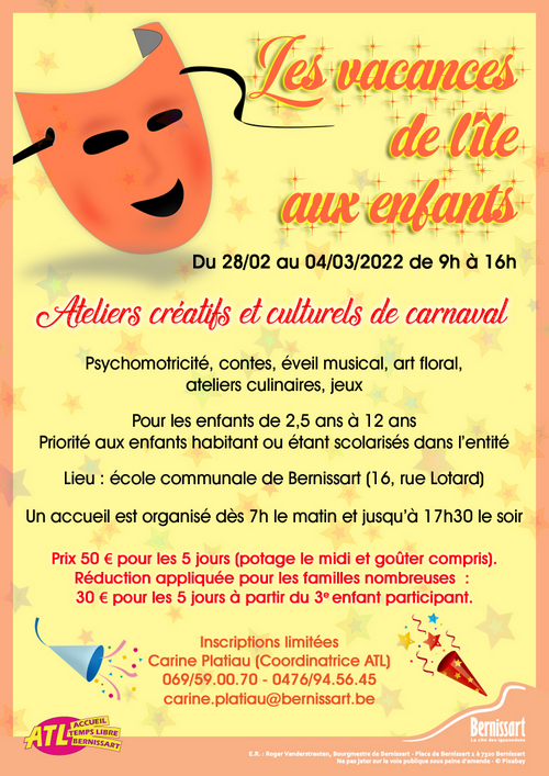 atelier carnaval